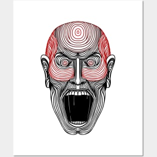 Rage Tattoo design Posters and Art